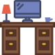 Icon of a desk